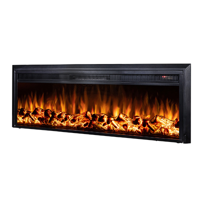 Kominek elektryczny do zabudowy Tanzania Lux, Art Flame, 439x1359x180 mm, 1500W, 10 kolorów płomienia, Bluetooth, 5 poziomów intensywności płomienia