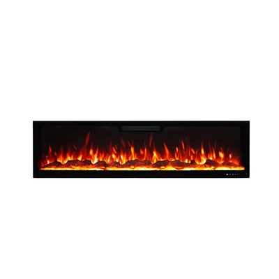 Kominek elektryczny do wbudowania i montażu na ścianie Vegas 42, Art Flame, 457x1524x126 mm, 1500W, 10 kolory płomienia, Termostat, Pola i kryształy