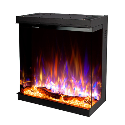 Kominek elektryczny do zabudowy 3D Gilbert, Art Flame, 724x735x317 mm, 1500W, ponad 100 kombinacji kolorystycznych, Termostat, Pola i kryształy