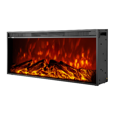 Kominek elektryczny do zabudowy Tasmania, Art Flame, 367x883x160 mm, 1500W, 2 stopnie grzania, 5 poziomów intensywności płomienia, Timer