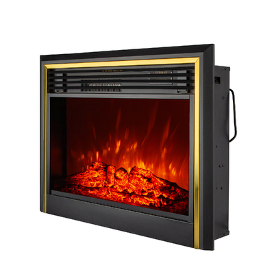 Kominek elektryczny do zabudowy Richi, Art Flame, 654x816x232 mm, 1950 W, Efekt trzaskania drewna, 5 poziomów intensywności płomienia, Timer
