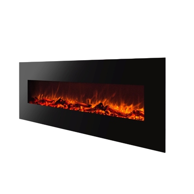 Elektryczny kominek ścienny Elit, Art Flame, 550x1824x140 mm, 1500W, 2 stopnie grzania, 5 poziomów intensywności płomienia, Timer