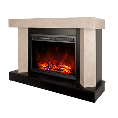 Kominek elektryczny Palermo mini & Lorance color, Art Flame, 750x1050x320 mm, 1500W, 3 kolory płomienia, 2 poziomy grzania, 5 poziomów intensywności płomienia