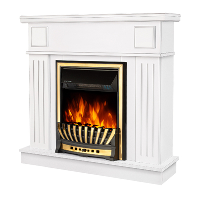 Kominek elektryczny Marina & Meridian, Art Flame, 997x1034x270 mm, 2000W, Termostat, 5 poziomów intensywności płomienia, Timer