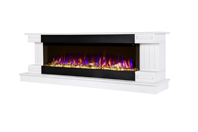 Kominek elektryczny Arizona & Dalas maxi, 603x1810x430 mm, 1500W, 30 kombinacji kolorystycznych, Termostat, Pola i kryształy