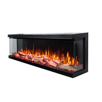 Kominek elektryczny do zabudowy 3D Haiti 78, Art Flame, 533x2000x332 mm, 1500W, ponad 100 kombinacji kolorystycznych, Termostat, Pola i kryształy