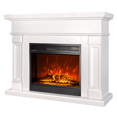 Kominek elektryczny Riga & Mirabella, Art Flame, 1020x1360x330 mm, 1950W, Efekt trzaskania drewna, 5 poziomów intensywności płomienia, Timer