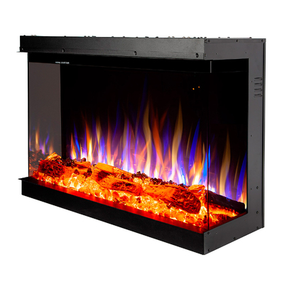 Kominek elektryczny do zabudowy 3D Haiti 40, Art Flame, 533x1035x332 mm, 1500W, ponad 100 kombinacji kolorystycznych, Termostat, Pola i kryształy