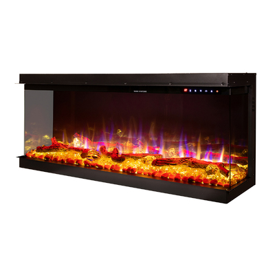 Kominek elektryczny do zabudowy 3D Haiti 40, Art Flame, 533x1035x332 mm, 1500W, ponad 100 kombinacji kolorystycznych, Termostat, Pola i kryształy