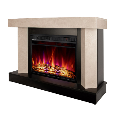 Kominek elektryczny Palermo mini & Lorance color, Art Flame, 750x1050x320 mm, 1500W, 3 kolory płomienia, 2 poziomy grzania, 5 poziomów intensywności płomienia