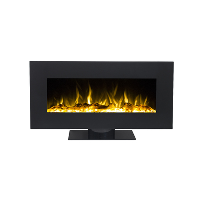 Wolnostojący kominek elektryczny Kansas, Art Flame, 508x1067x120 mm, 1500W, 2 poziomy grzania, 5 poziomów intensywności płomienia, Pilot zdalnego sterowania