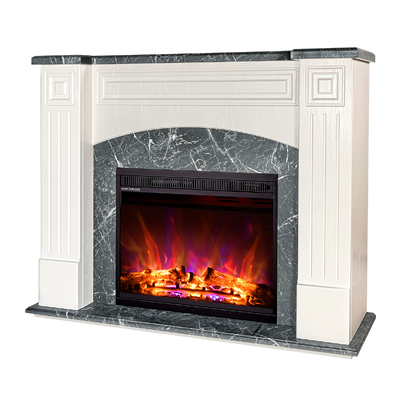 Kominek elektryczny Magnolia & Lorance color, 900x1150x320 mm, 1500W, 3 kolory płomienia, 2 poziomy grzania, 5 poziomów intensywności płomienia