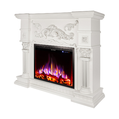 Kominek elektryczny Miraj mini & Tomas, Art Flame, 1050x1200x320 mm, 1500W, 50 kombinacji kolorystycznych, Termostat, Pola i kryształy