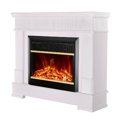 Kominek elektryczny Ideal & Mars, Art Flame, 882x1045x275 mm, 1500W, 2 stopnie grzania, 5 poziomów intensywności płomienia, Timer