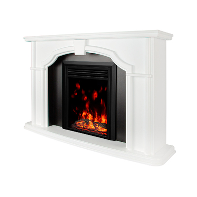 Kominek elektryczny Sherlock & Cris, Art Flame, 850x1300x330 mm, 1500 W, Efekt trzaskającego drewna, 10 kolorów płomienia, termostat, timer