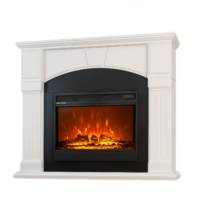 Kominek elektryczny Casandra & Mirabella, Art Flame, 1150x1350x330 mm, 1950W, Efekt trzaskania drewna, 5 poziomów intensywności płomienia, Timer