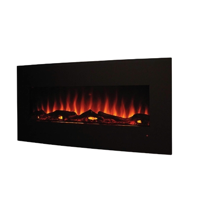 Elektryczny kominek ścienny Archie, Art Flame, 550x1222x157 mm, 1500W, 3 kolory płomienia, Termostat, 5 poziomów intensywności płomienia