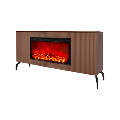Kominek elektryczny Baileys & Tasmania, 560x1700x270 mm, 1500W, 2 stopnie grzania, 5 poziomów intensywności płomienia, Timer