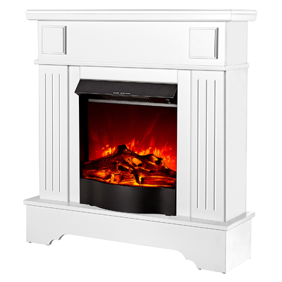 Kominek elektryczny Marina extra & Corsica, Art Flame, 1092x1034x300 mm, 1500W, 2 stopnie grzania, 5 poziomów intensywności płomienia, Przycisk zasilania